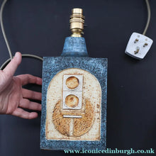 Load image into Gallery viewer, Collectable 1970s TROIKA Pottery Table Lamp by Anne Jones. REWIRED
