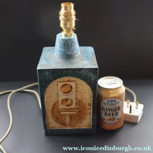 Load image into Gallery viewer, Collectable 1970s TROIKA Pottery Table Lamp by Anne Jones. REWIRED
