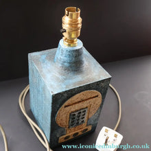 Load image into Gallery viewer, Collectable 1970s TROIKA Pottery Table Lamp by Anne Jones. REWIRED
