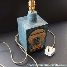 Load image into Gallery viewer, Collectable 1970s TROIKA Pottery Table Lamp by Anne Jones. REWIRED
