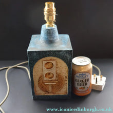 Load image into Gallery viewer, Collectable 1970s TROIKA Pottery Table Lamp by Anne Jones. REWIRED
