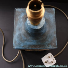 Load image into Gallery viewer, Collectable 1970s TROIKA Pottery Table Lamp by Anne Jones. REWIRED

