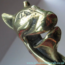 Load image into Gallery viewer, 1890s Victorian Antique Cast Iron Nutcracker Cheshire Cat
