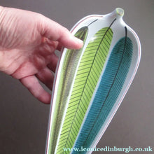 Load image into Gallery viewer, Vintage 1950s Swedish Stig Lindberg Leaf Pattern Dish
