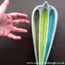 Load image into Gallery viewer, Vintage 1950s Swedish Stig Lindberg Leaf Pattern Dish
