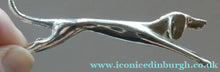 Load image into Gallery viewer, Collectable Vintage Set of SIX Silver Plate Knife Rests in the form of Running Dogs
