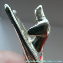 Load image into Gallery viewer, Collectable Vintage Set of SIX Silver Plate Knife Rests in the form of Running Dogs
