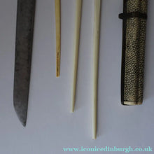 Load image into Gallery viewer, Collector's Item. Antique Travelling Asian Chopstick Travelling Case or Trousse (with Shagreen Sheath)
