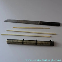 Load image into Gallery viewer, Collector's Item. Antique Travelling Asian Chopstick Travelling Case or Trousse (with Shagreen Sheath)

