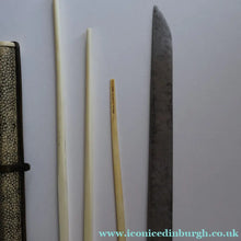 Load image into Gallery viewer, Collector's Item. Antique Travelling Asian Chopstick Travelling Case or Trousse (with Shagreen Sheath)
