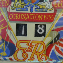 Load image into Gallery viewer, Vintage 1953 Queen Elizabeth II Coronation Perpetual Desk Calendar
