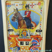 Load image into Gallery viewer, Vintage 1953 Queen Elizabeth II Coronation Perpetual Desk Calendar
