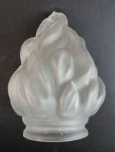 Load image into Gallery viewer, 1920s 1930s Art Deco Flame or Torch Shape Satin Glass Light Shade
