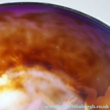 Load image into Gallery viewer, Contemporary BRITISH DESIGNER GLASS. Rare Frog Bowl by Clare Louise Henshaw c 1994 - British Glass
