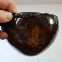 Load image into Gallery viewer, Contemporary BRITISH DESIGNER GLASS. Rare Frog Bowl by Clare Louise Henshaw c 1994 - British Glass
