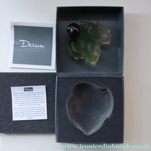 Load image into Gallery viewer, Contemporary DAUM Pate de Verre "Petit Escargot Nature" Dish. Boxed
