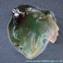 Load image into Gallery viewer, Contemporary DAUM Pate de Verre "Petit Escargot Nature" Dish. Boxed
