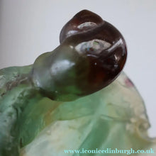Load image into Gallery viewer, Contemporary DAUM Pate de Verre "Petit Escargot Nature" Dish. Boxed
