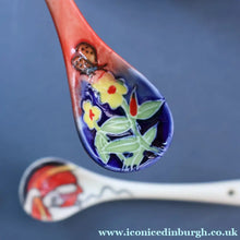 Load image into Gallery viewer, Contemporary. Decorative PAIR of Old Tupton Ware Honey Pots with Spoons
