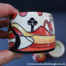 Load image into Gallery viewer, Contemporary. Decorative PAIR of Old Tupton Ware Honey Pots with Spoons
