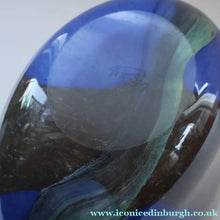 Load image into Gallery viewer, Contemporary Design. Large Stylish Lithuanian Hand-Blown Art Glass Vase Multi-Coloured with Cased Glass Interior

