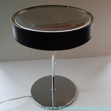 Load image into Gallery viewer, Contemporary GERMAN Design. 1980s "Hulsta" Table Lamp Black &amp; Chrome with Mirror Finishes. PAIR AVAILABLE
