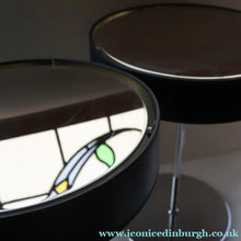 Load image into Gallery viewer, Contemporary GERMAN Design. 1980s "Hulsta" Table Lamp Black &amp; Chrome with Mirror Finishes. PAIR AVAILABLE
