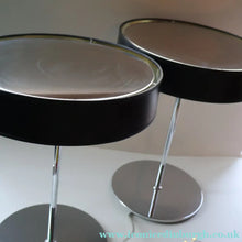 Load image into Gallery viewer, Contemporary GERMAN Design. 1980s "Hulsta" Table Lamp Black &amp; Chrome with Mirror Finishes. PAIR AVAILABLE
