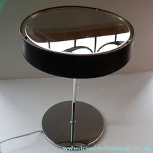 Load image into Gallery viewer, Contemporary GERMAN Design. 1980s "Hulsta" Table Lamp Black &amp; Chrome with Mirror Finishes. PAIR AVAILABLE
