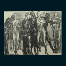 Load image into Gallery viewer, JOHN COPLEY (1875 - 1950) The Scribes Disputing with Jesus. Original Lithograph (1923)
