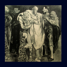 Load image into Gallery viewer, JOHN COPLEY (1875 - 1950) The Sick King. Original Lithograph (1914)
