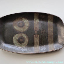 Load image into Gallery viewer, CORNISH STUDIO POTTERY. 1970s Massive Oblong Plate Made at Polperro Pottery
