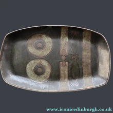 Load image into Gallery viewer, CORNISH STUDIO POTTERY. 1970s Massive Oblong Plate Made at Polperro Pottery
