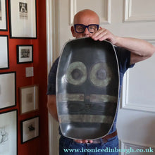 Load image into Gallery viewer, CORNISH STUDIO POTTERY. 1970s Massive Oblong Plate Made at Polperro Pottery
