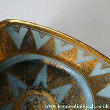 Load image into Gallery viewer, Cornish Studio Pottery. Miniature Gold Lustre PORCELAIN Footed Bowl by Mary Rich (1940 - 2022). SIGNED
