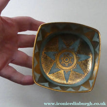 Load image into Gallery viewer, Cornish Studio Pottery. Miniature Gold Lustre PORCELAIN Footed Bowl by Mary Rich (1940 - 2022). SIGNED
