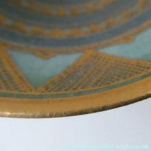 Load image into Gallery viewer, Cornish Studio Pottery. Miniature Gold Lustre PORCELAIN Footed Bowl by Mary Rich (1940 - 2022). SIGNED
