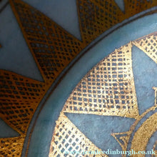 Load image into Gallery viewer, Cornish Studio Pottery. Miniature Gold Lustre PORCELAIN Footed Bowl by Mary Rich (1940 - 2022). SIGNED

