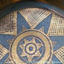 Load image into Gallery viewer, Cornish Studio Pottery. Miniature Gold Lustre PORCELAIN Footed Bowl by Mary Rich (1940 - 2022). SIGNED
