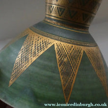 Load image into Gallery viewer, Cornish Studio Pottery. Miniature Gold Lustre PORCELAIN Footed Bowl by Mary Rich (1940 - 2022). SIGNED
