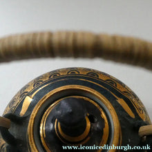 Load image into Gallery viewer, Cornish Studio Pottery. Miniature Gold Lustre PORCELAIN Tea Pot by Mary Rich (1940 - 2022)
