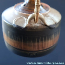 Load image into Gallery viewer, Cornish Studio Pottery. Miniature Gold Lustre PORCELAIN Tea Pot by Mary Rich (1940 - 2022)
