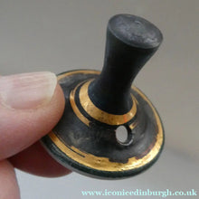 Load image into Gallery viewer, Cornish Studio Pottery. Miniature Gold Lustre PORCELAIN Tea Pot by Mary Rich (1940 - 2022)
