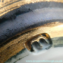 Load image into Gallery viewer, Cornish Studio Pottery. Miniature Gold Lustre PORCELAIN Tea Pot by Mary Rich (1940 - 2022)
