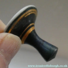 Load image into Gallery viewer, Cornish Studio Pottery. Miniature Gold Lustre PORCELAIN Tea Pot by Mary Rich (1940 - 2022)

