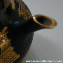 Load image into Gallery viewer, Cornish Studio Pottery. Miniature Gold Lustre PORCELAIN Tea Pot by Mary Rich (1940 - 2022)
