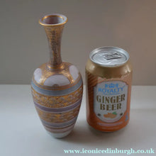 Load image into Gallery viewer, Cornish Studio Pottery. Miniature Gold Lustre PORCELAIN Vase by Mary Rich (1940 - 2022)
