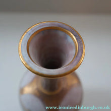 Load image into Gallery viewer, Cornish Studio Pottery. Miniature Gold Lustre PORCELAIN Vase by Mary Rich (1940 - 2022)

