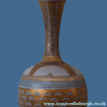 Load image into Gallery viewer, Cornish Studio Pottery. Miniature Gold Lustre PORCELAIN Vase by Mary Rich (1940 - 2022)
