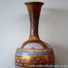 Load image into Gallery viewer, Cornish Studio Pottery. Miniature Gold Lustre PORCELAIN Vase by Mary Rich (1940 - 2022)
